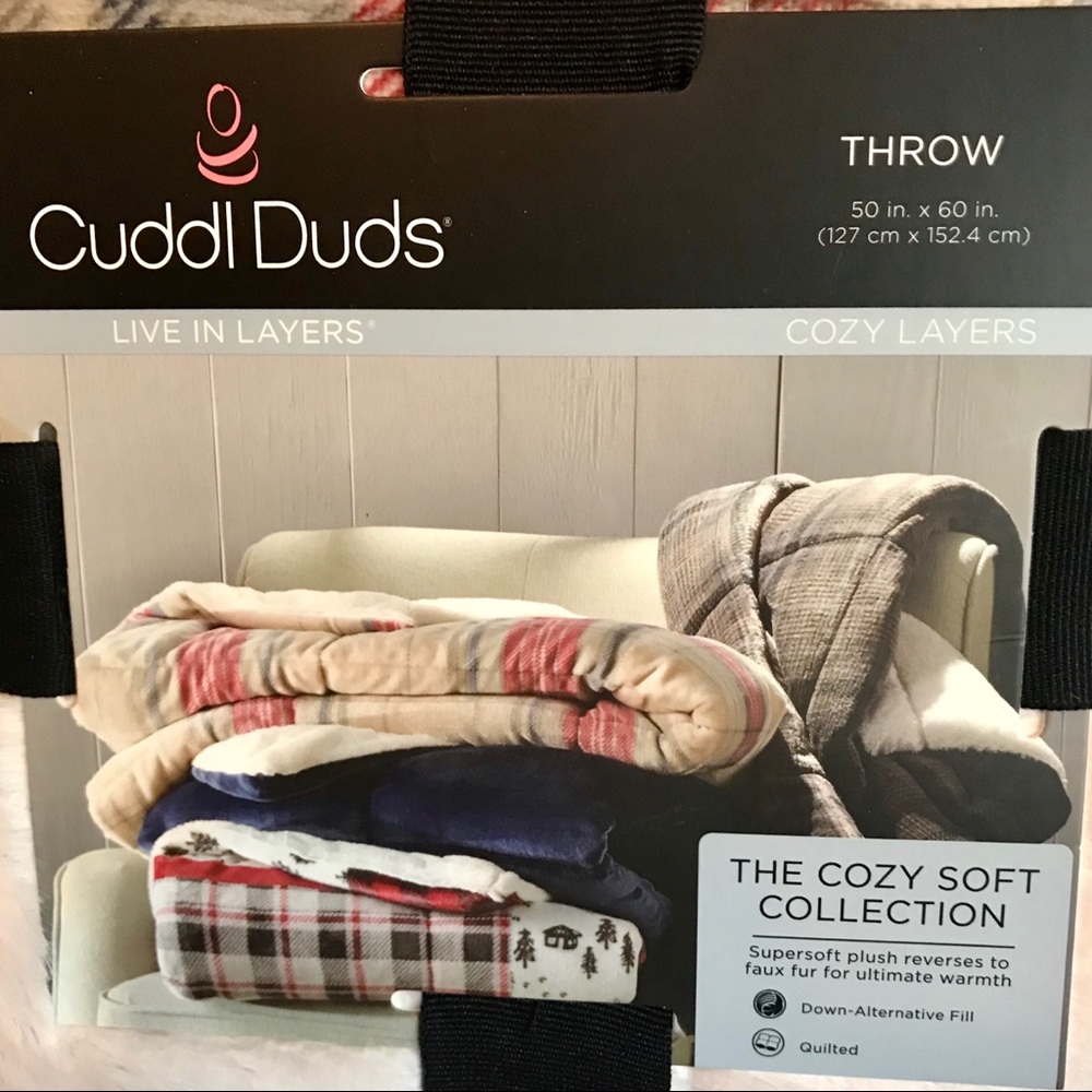 Cuddl Duds Cozy Soft Throw / Blanket - Picture 4 of 7